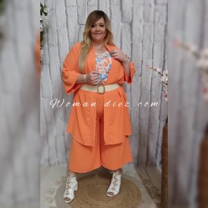 Kimono Largo Naranja