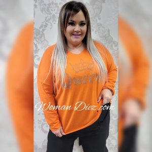 Camiseta Queen Naranja