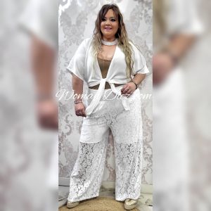 Chaqueta / Kimono blanco