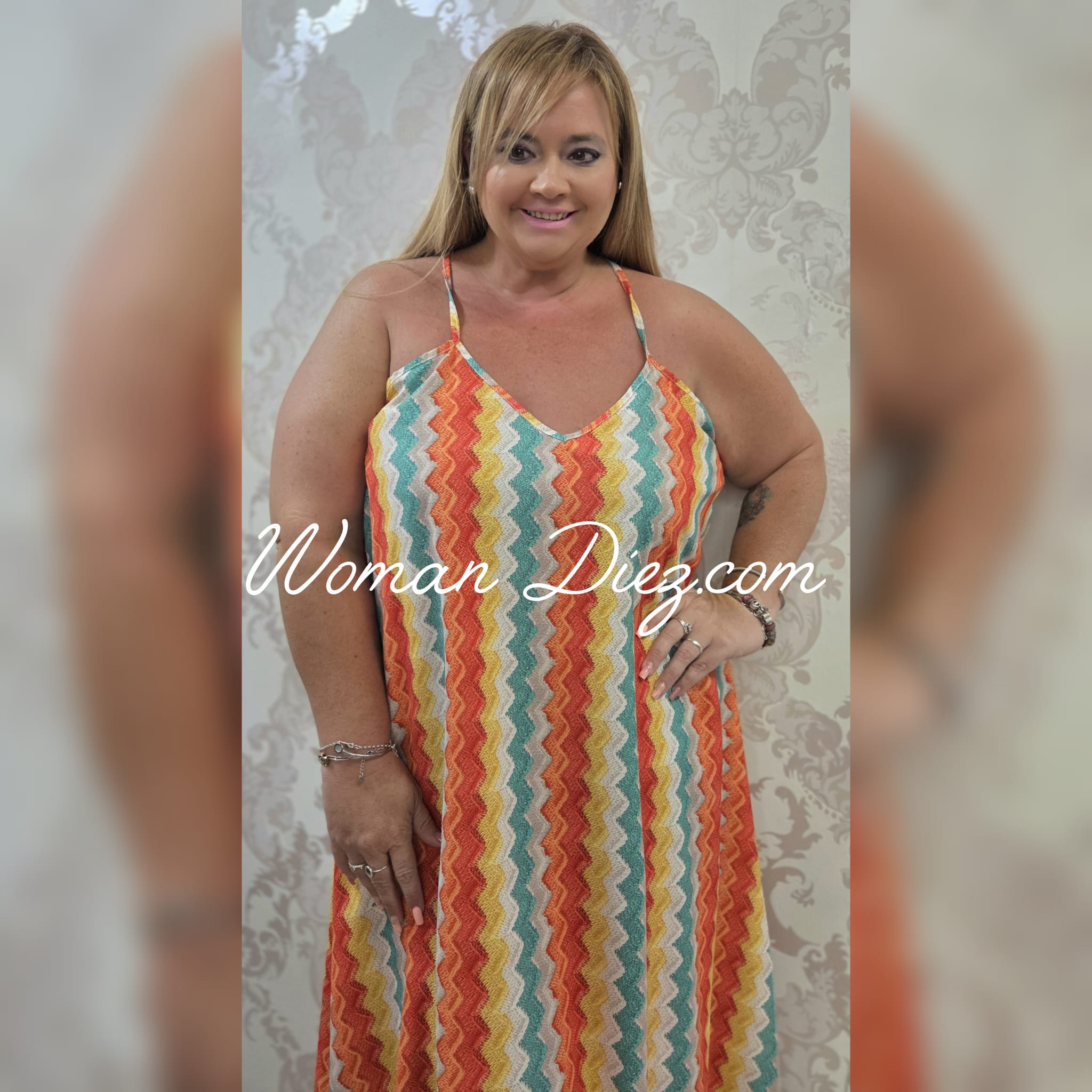 Vestido Miramar naranja - Imagen 2