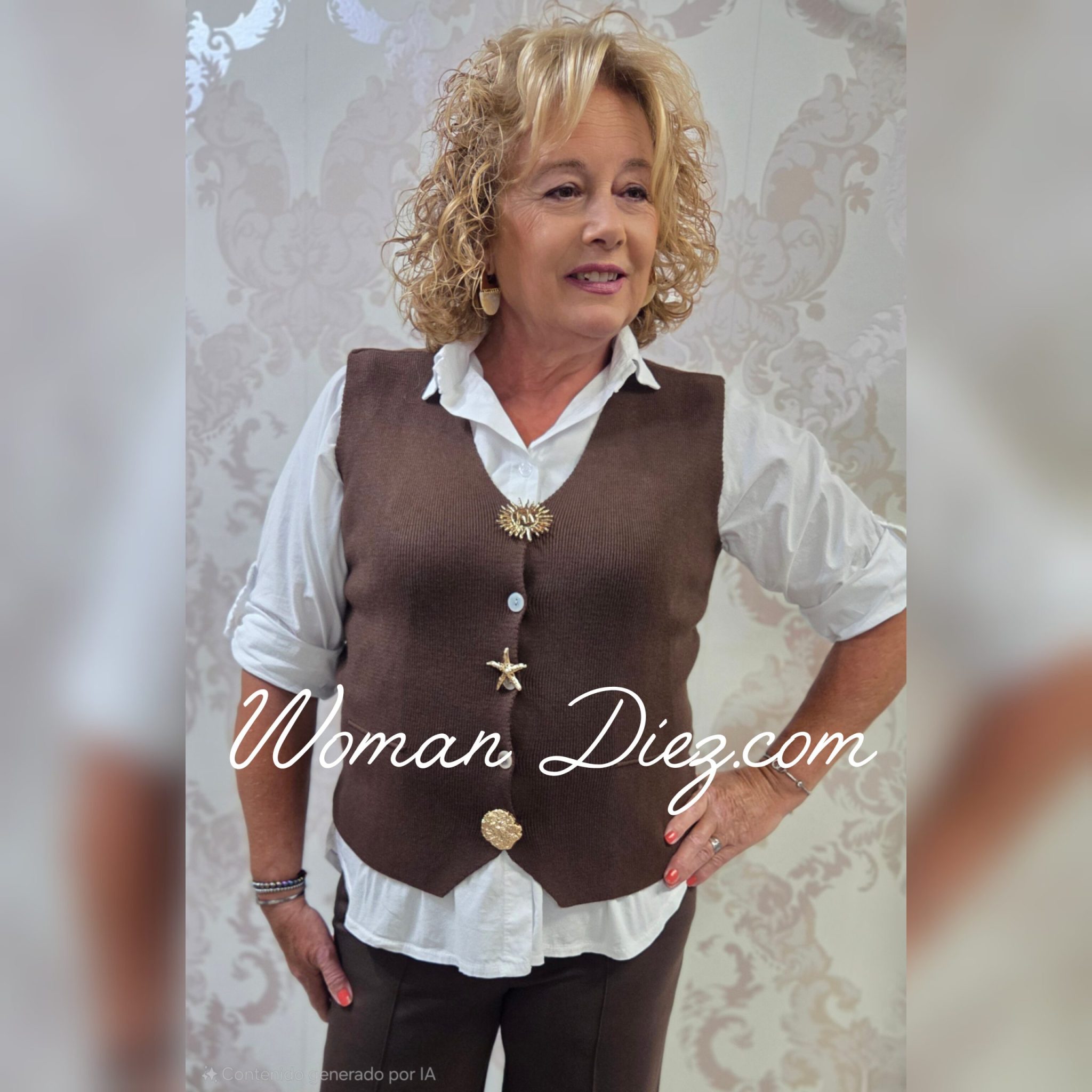 Chaleco Estrella de Mar Chocolate - Imagen 2