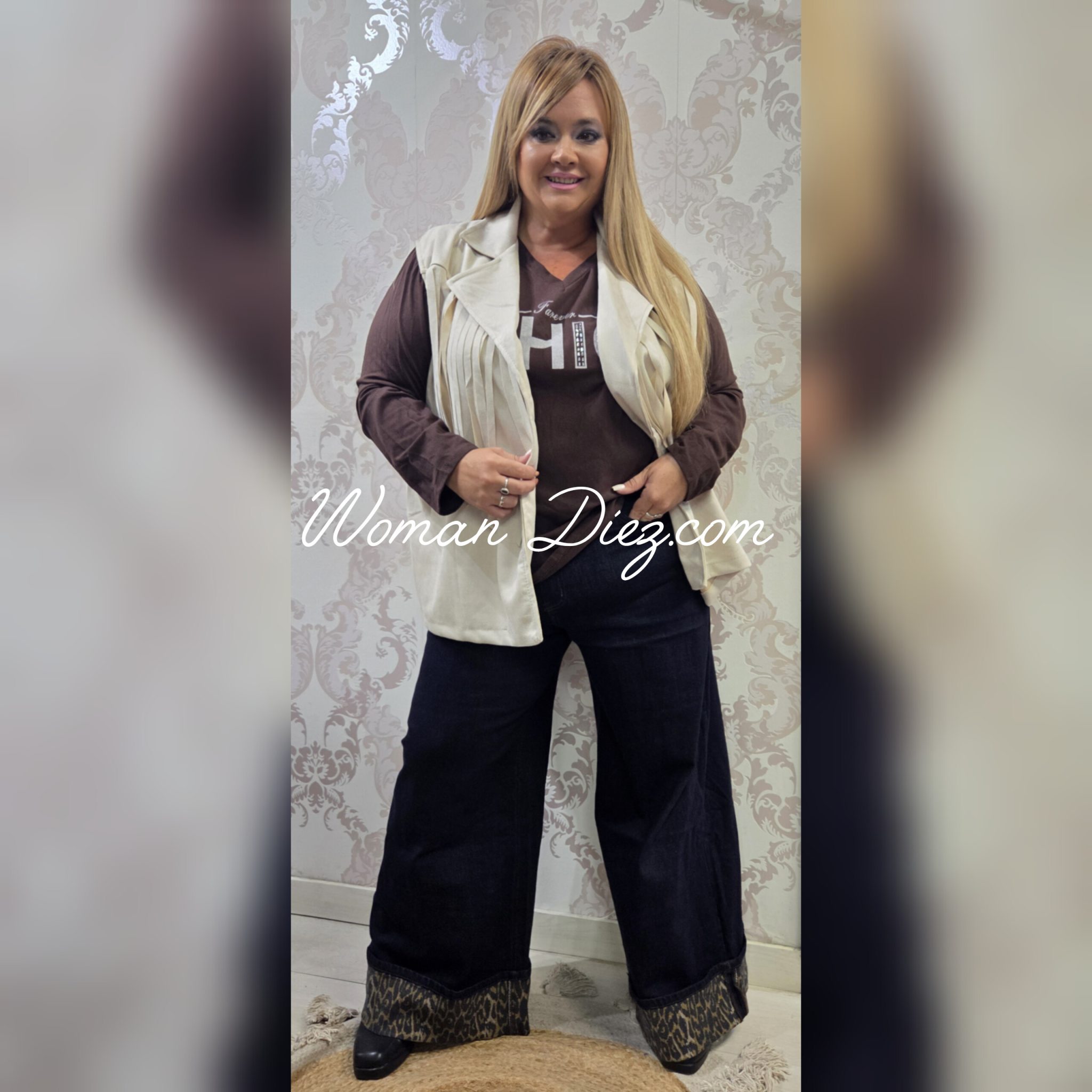 Chaleco Antelina Flecos Hielo - Imagen 2