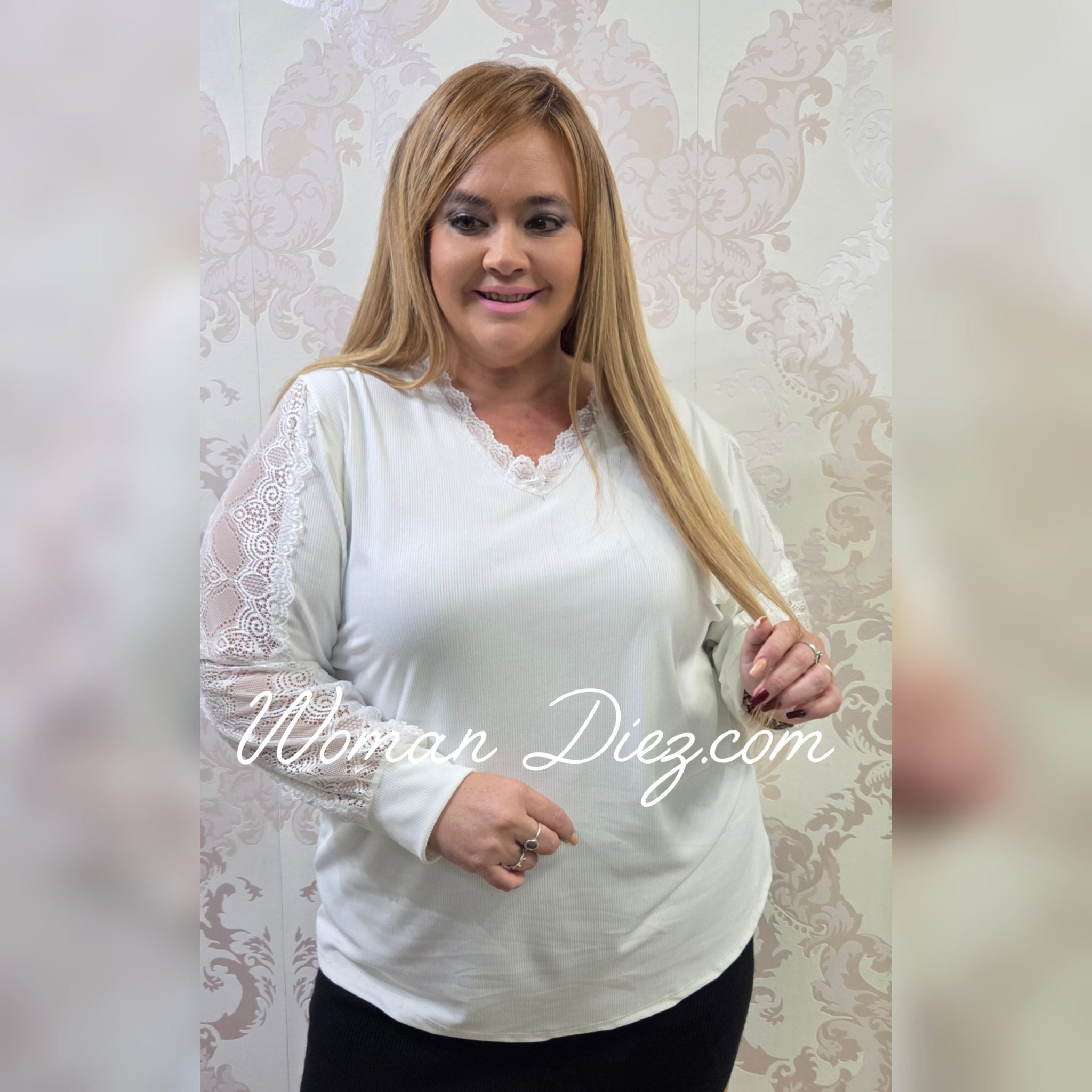 Jersey Manga Calada Blanco - Imagen 2