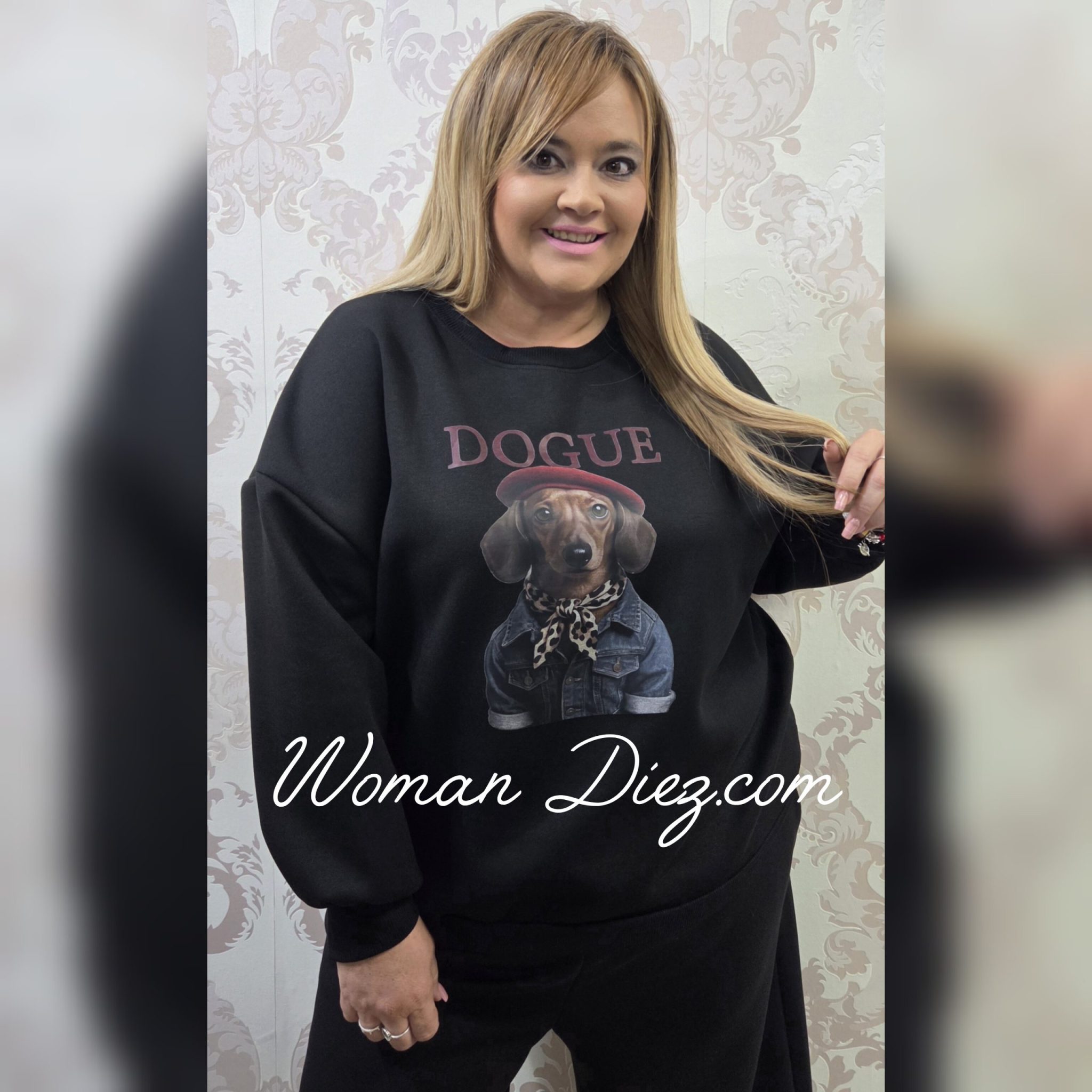 Sudadera Dog Negra - Imagen 2
