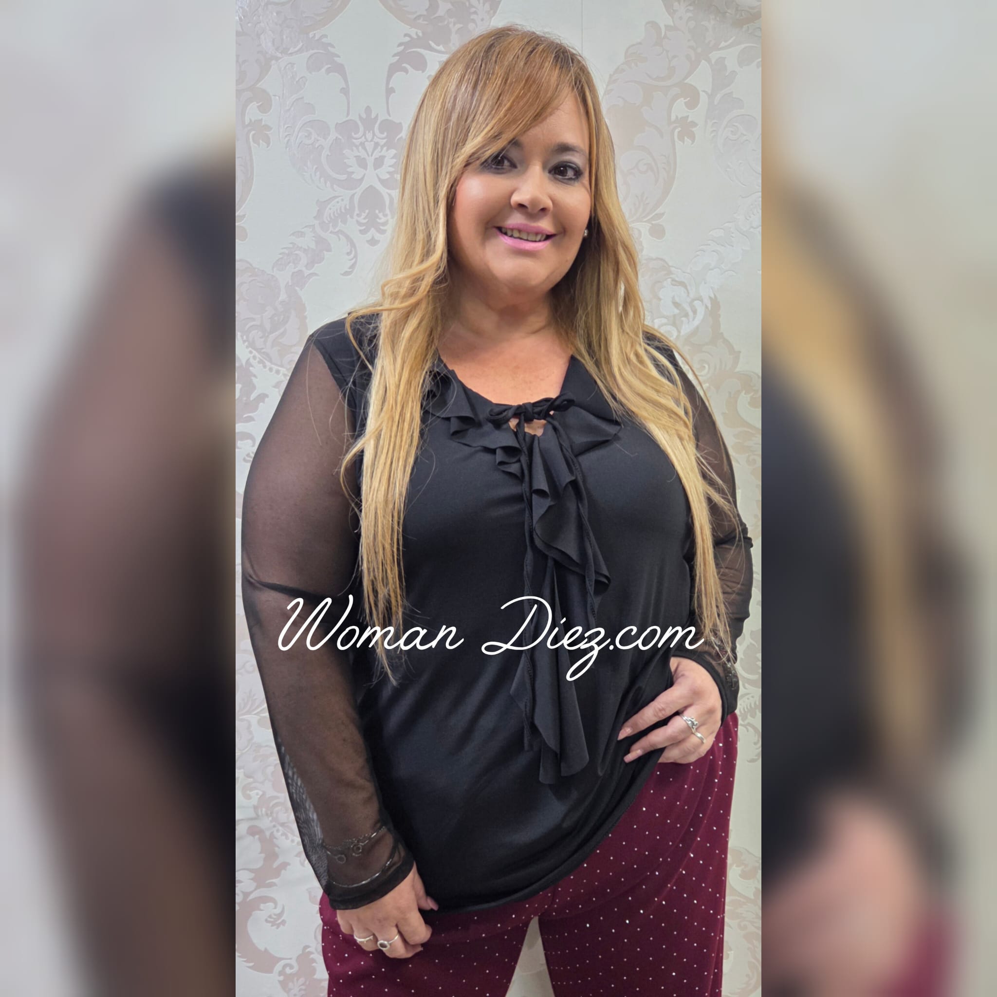 Blusa Egipcia Negra - Imagen 3