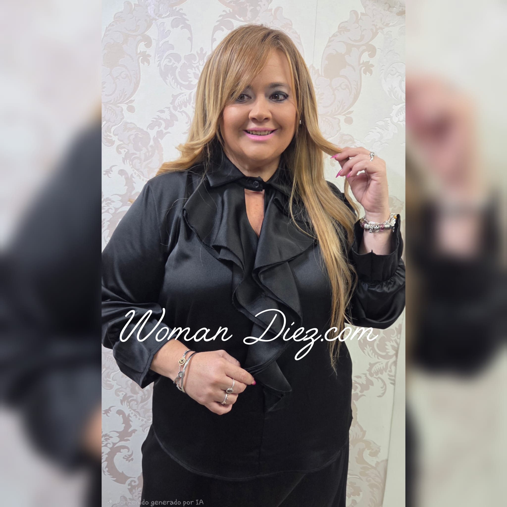 Blusa París negra - Imagen 2