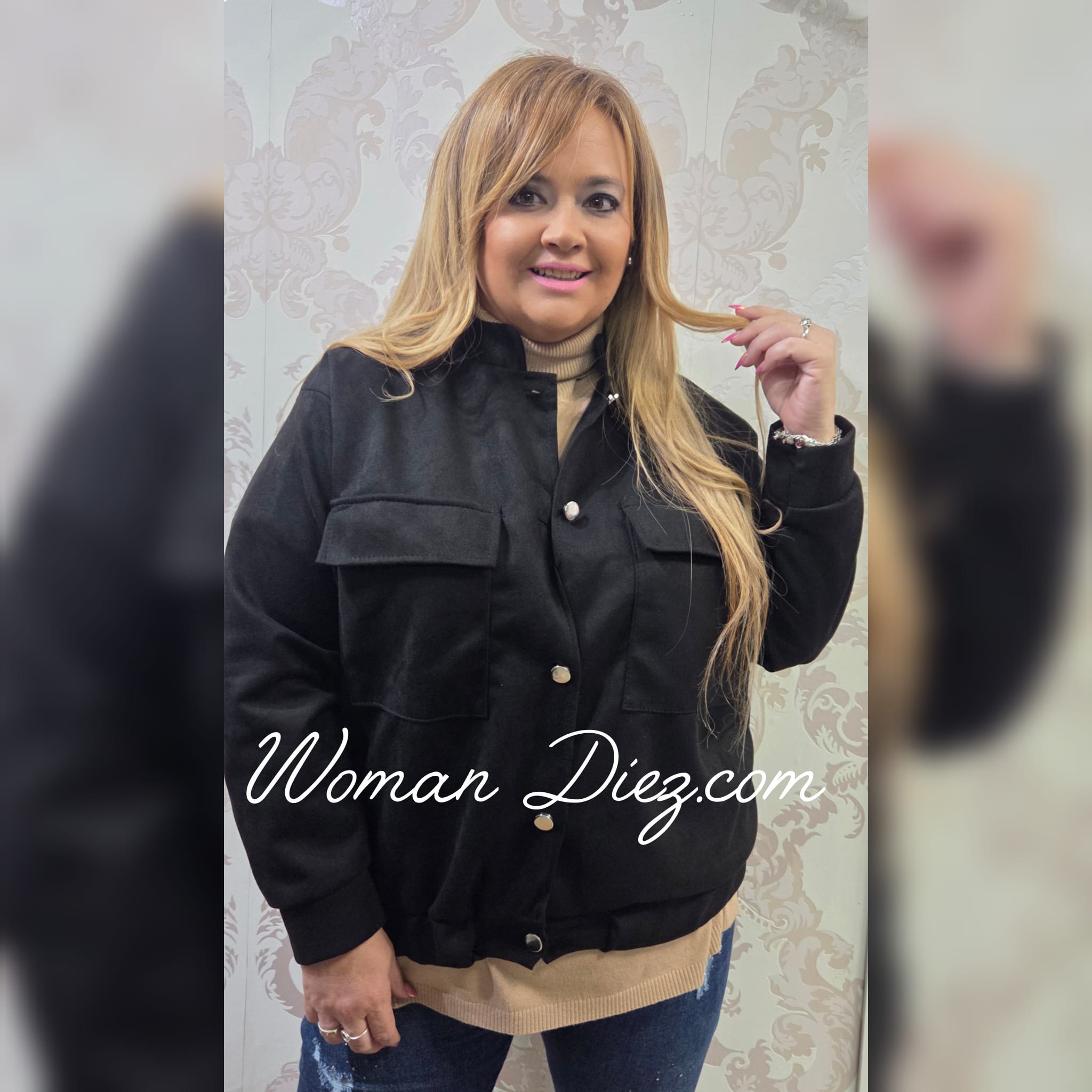 Bomber Antelina Negra - Imagen 2