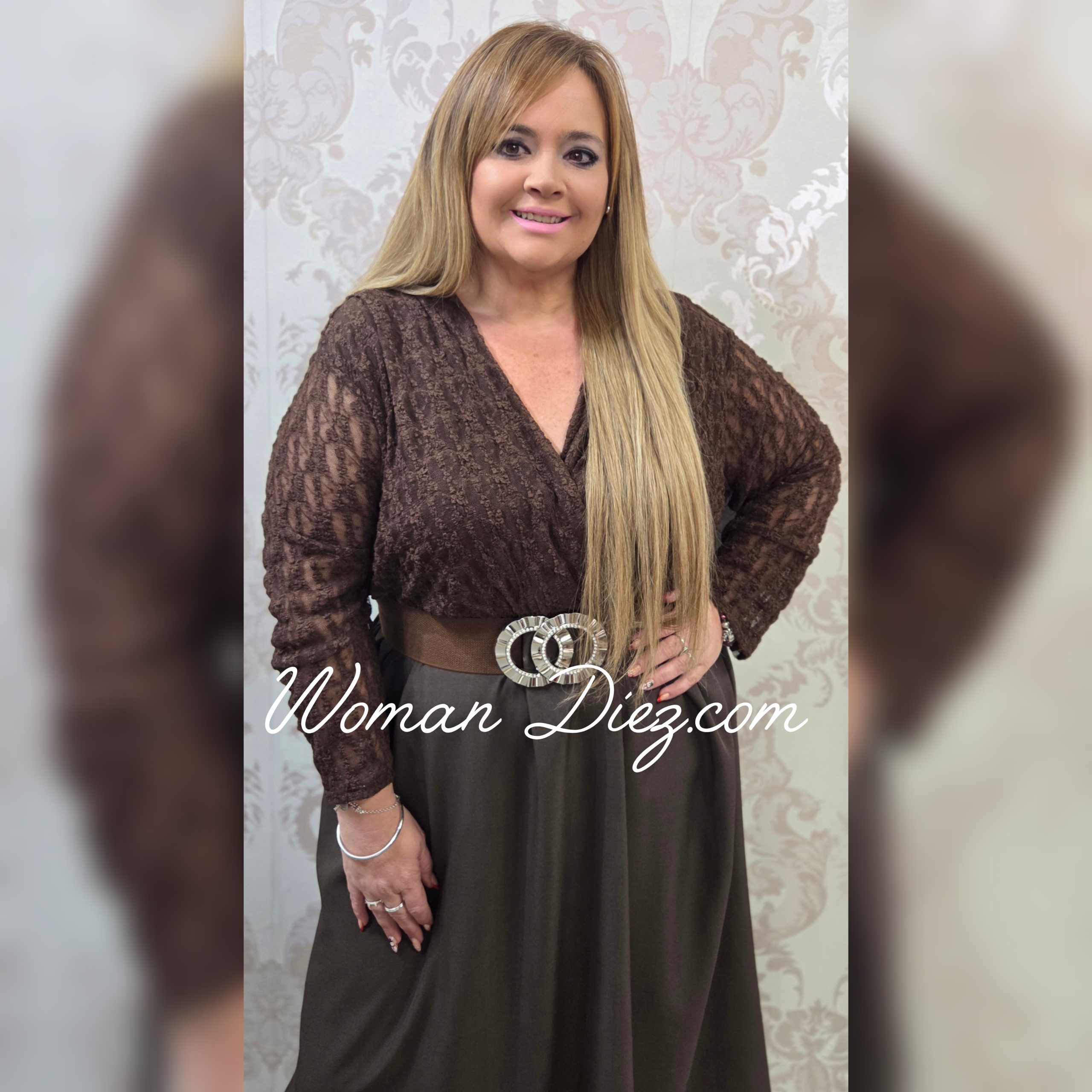 Vestido Cindy Chocolate - Imagen 2