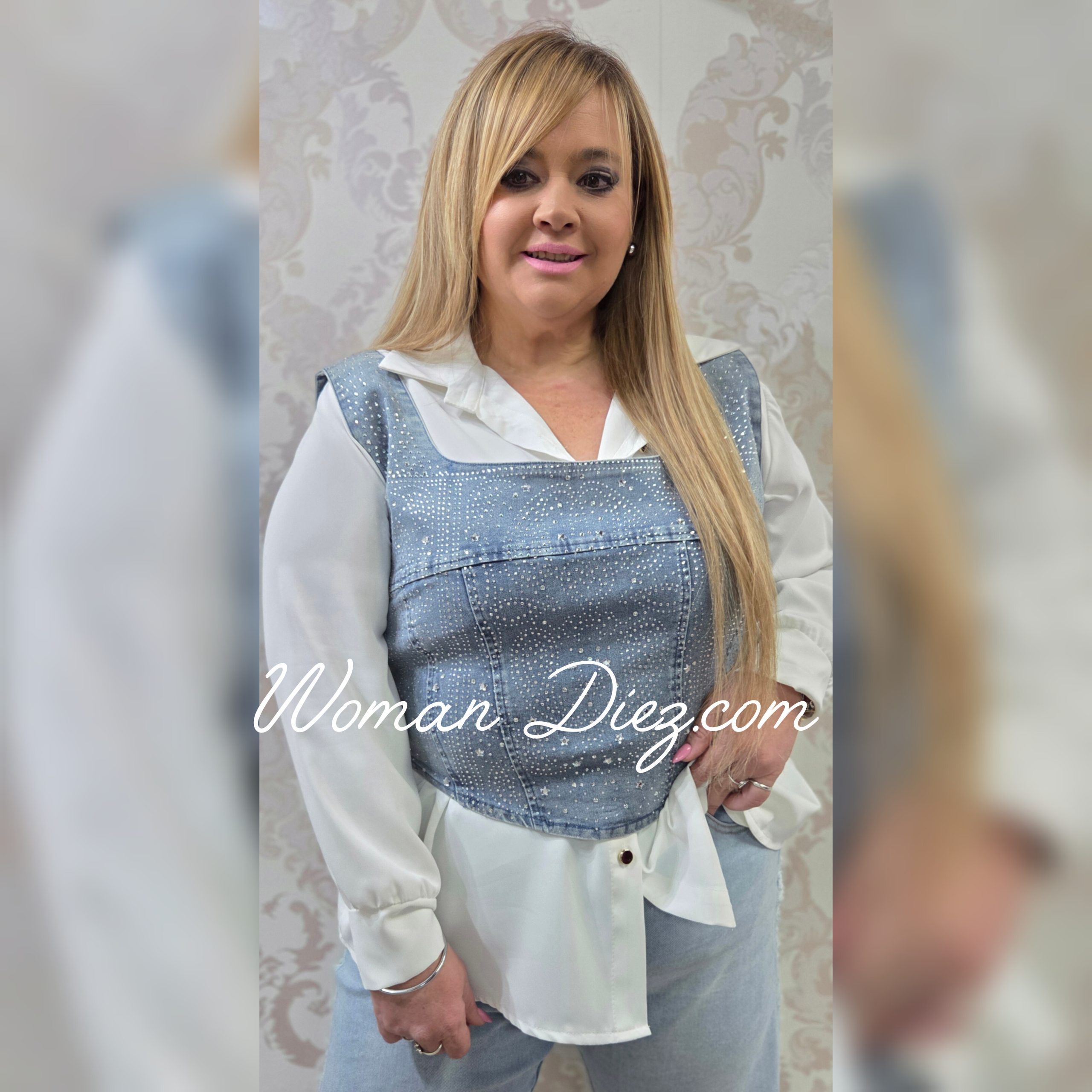 Chaleco Vaquero Brillo - Imagen 2