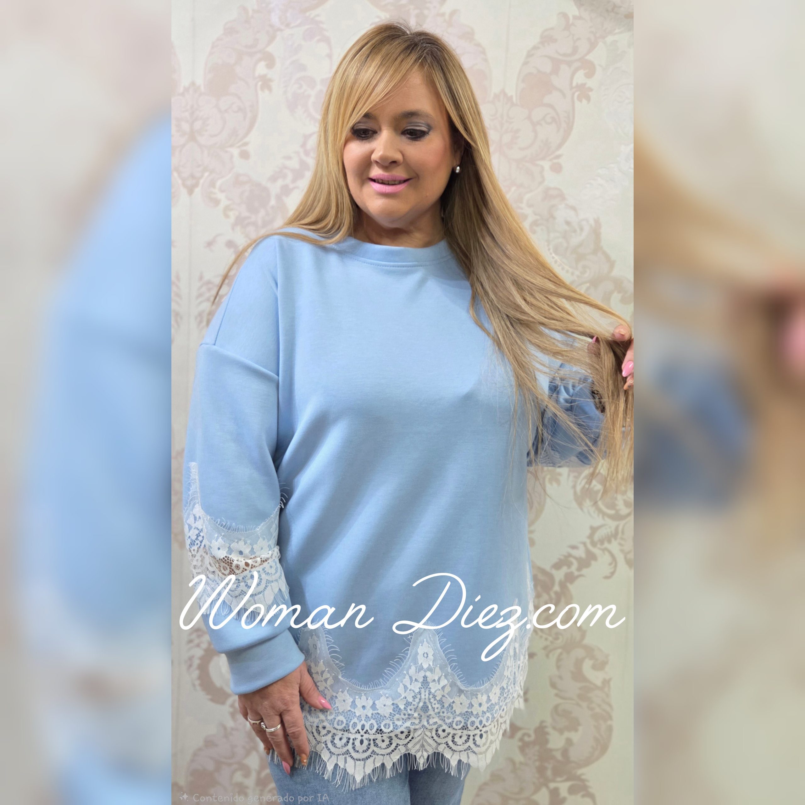 Sudadera Harris Celeste - Imagen 2