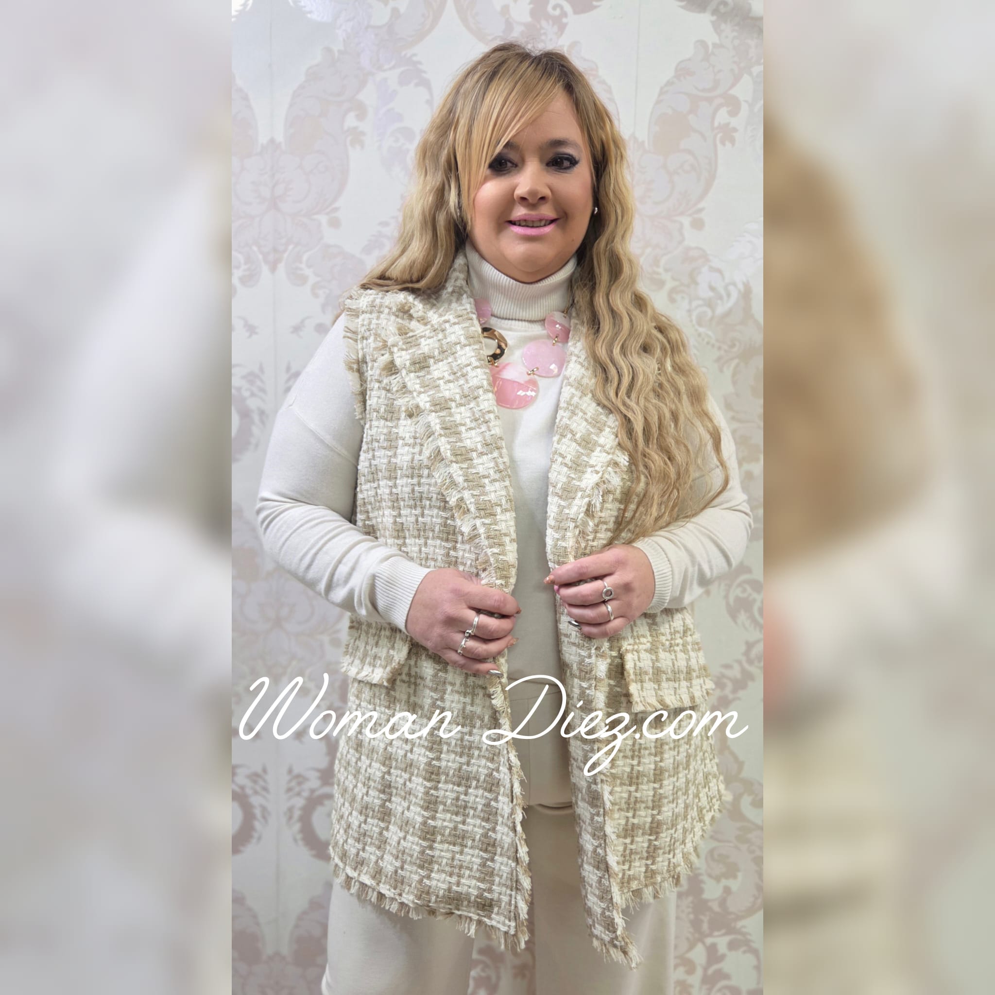 Chaleco Milan Beige - Imagen 2