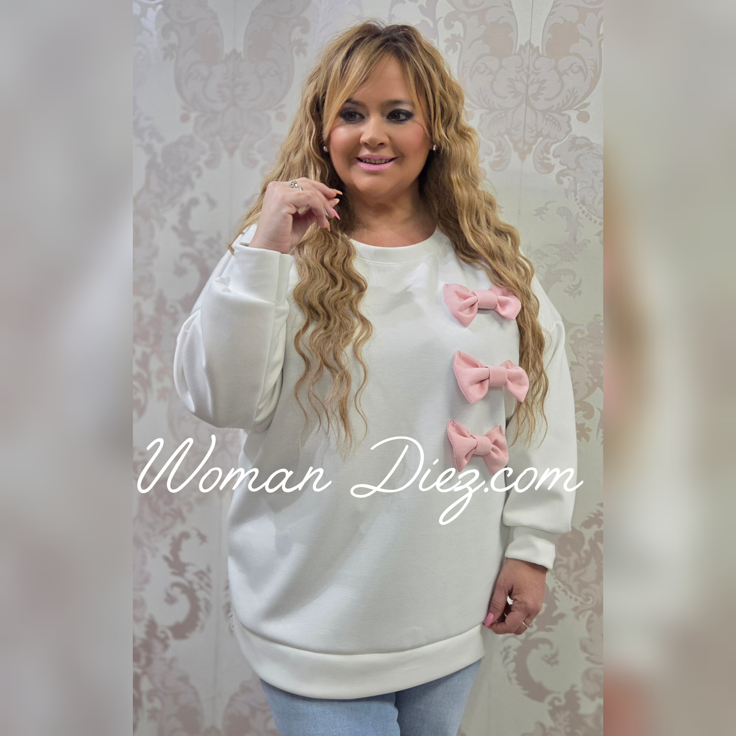 Sudadera Lazo Blanca - Imagen 2